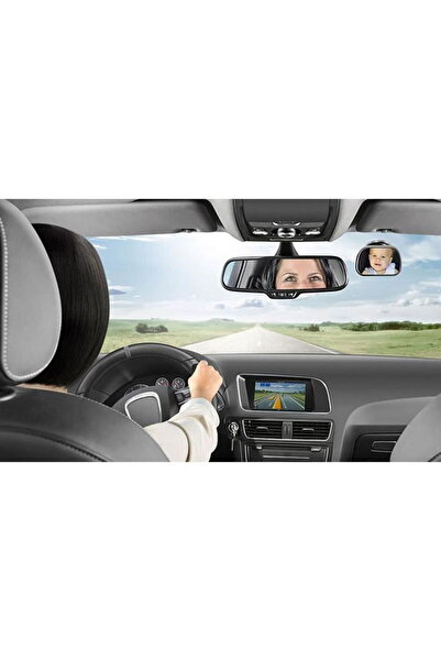 reer Car safety mirror with LED for baby monitoring, headrest mount, BabyView 86101