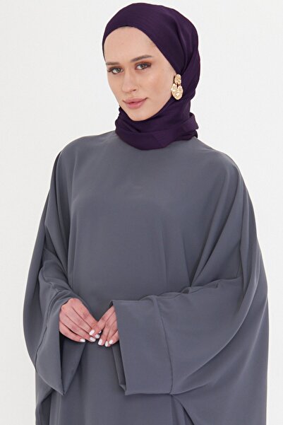 HÜRREM BONE Plum Plain Classic Shawl Turlu Polyester Luxury Janjan 202126_07