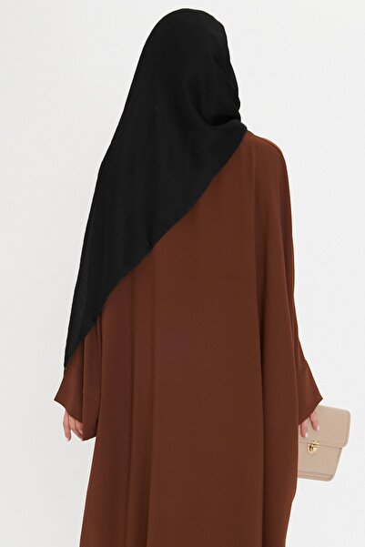 HÜRREM BONE Black Plain Classic Shawl Turlu Polyester Luxury Janjan 202126_01