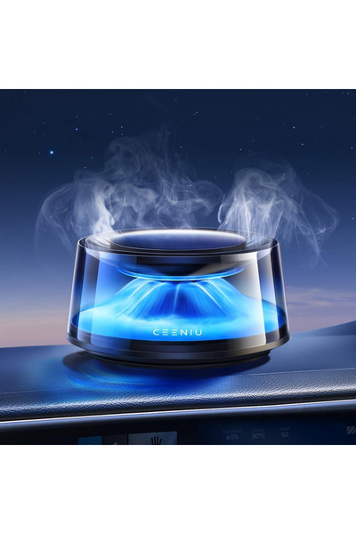 Gadgetry Odorizant Auto Parfumant, Tip Vulcan, Acumulator 800mAh, Plus Rezerva 1000 Pufuri Inclusa