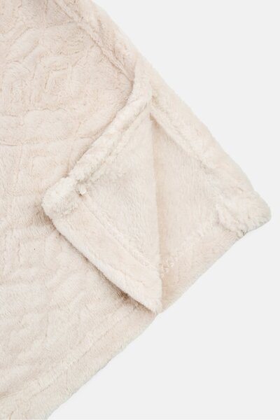 Bebe Premium Quality Jacquard Blanket 200 x 220 cm, Light Grey