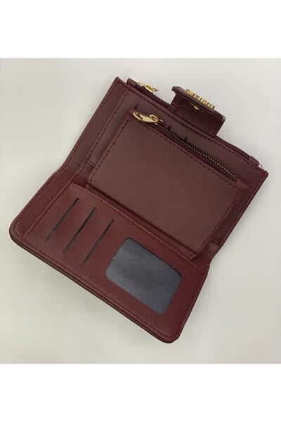 PurpleART Women's Large Horizontal Wallet with Magnet Closure 10X17Cm