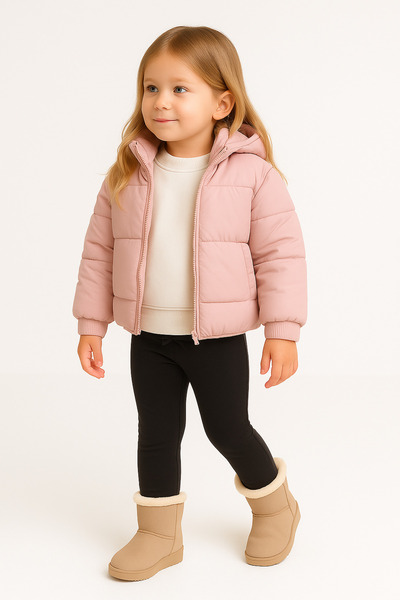 Motebarn Wear Dívčí černé lehké šardonové legíny 2–7 let, bavlna