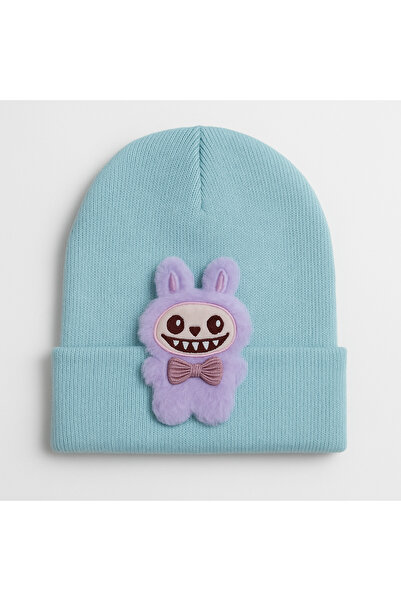 kuru قبعات أطفال ملونة ومفصلة التصميم من لابوبو للأعمار من 1 إلى 8 سنوات