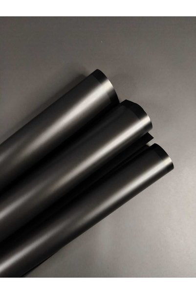 ÇINARASYADAHOME Black Bouquet Wrapping Paper with Black Border Elegant and Stylish Floral Packaging 57X57 4 Pieces