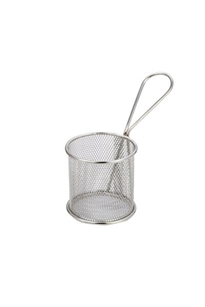 Kinghoff French fries serving basket, Stainless steel 7.5x7.5cm