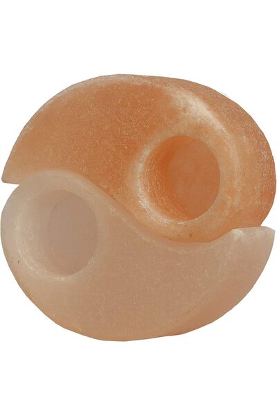 Geohoney Himalayan Salt Candle Holder - Ying Yang