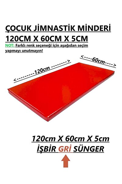 gürteks 60x120x5 Cm Çocuk Jimnastik Minderi (PVC)