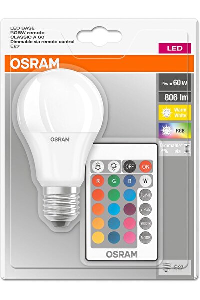 Osram Uzaktan Kumandalı RGB Led Ampül