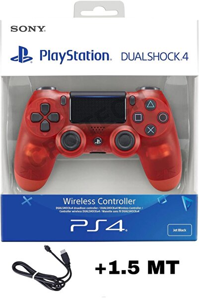 CRK TECH Playstation DualShock 4 Uyumlu V2 Yenilenmiş Ps4 Oyun Kolu Pc + Ps4 (1.5MT ŞARJ KABLOSU)