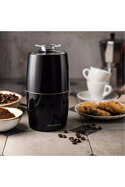 Klausberg Electric coffee grinder, 20 x 10.5 cm, 200W, black,
