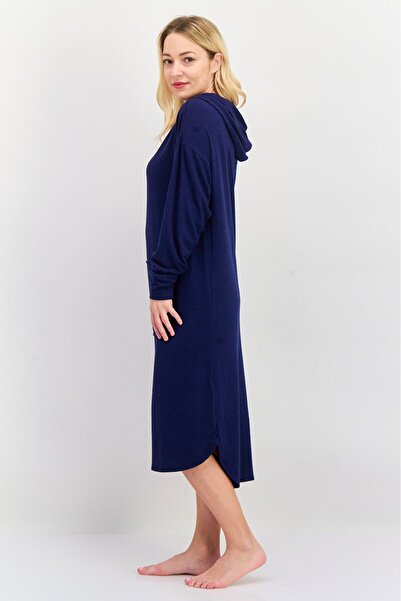 Felina Women Plain Sweater Dress, Navy