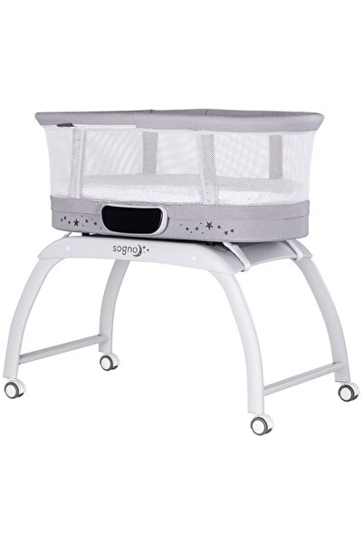 Chipolino Sogno 2-in-1 Crib with Rocking and Integrated Scale (Grey)