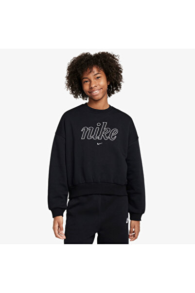 Nike Bluza G NSW CLUB FLC BXY CRW GX STAR Copii