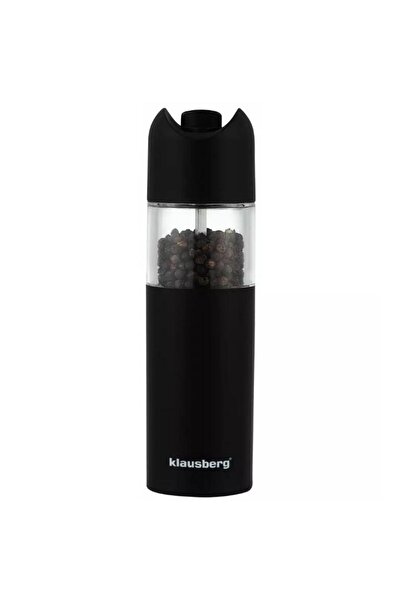 Kinghoff Electric salt and pepper grinder, black,