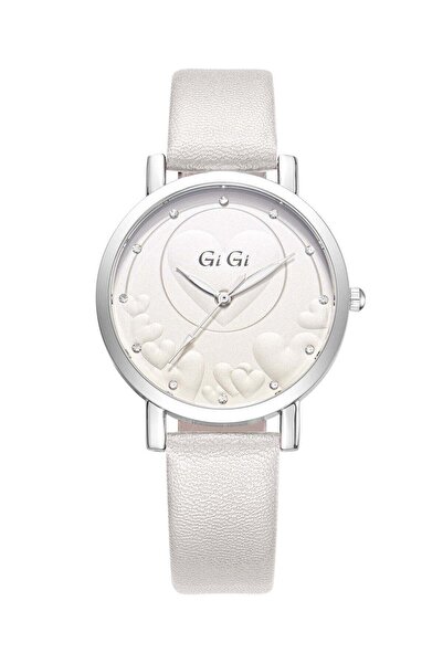Gigi Women Wrist watch by Analog Watch Leather band Dial with Crystals