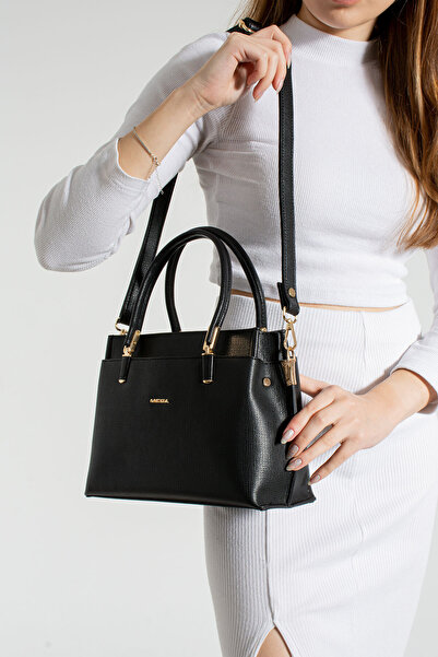 MEGA ÇANTA Faux Leather Stylish Handheld High Quality Women's Shoulder Bag