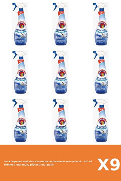 Chanteclair Set 9 Degresant Anticalcar Chanteclair, 9x Detartrant extra-puter...