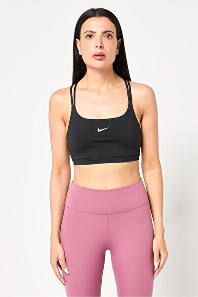 Nike Women Non Padded Brand Logo Training Sport Bra, Black