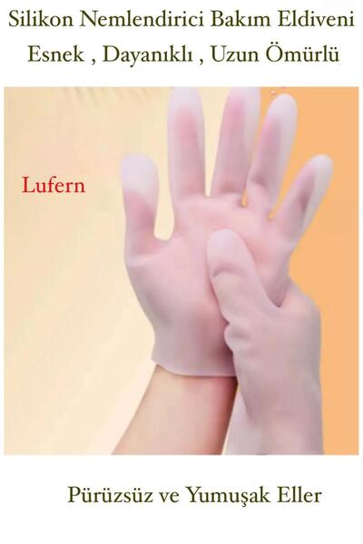 Lufern Silikon Nemlendirici Eldiven Bakım Nemlendirici Çatlama Önleyici Jel E...