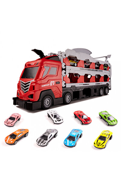 Ikonka Set Camion de remorcare extensibil pentru copii, Ikonka, dimensiune 48...