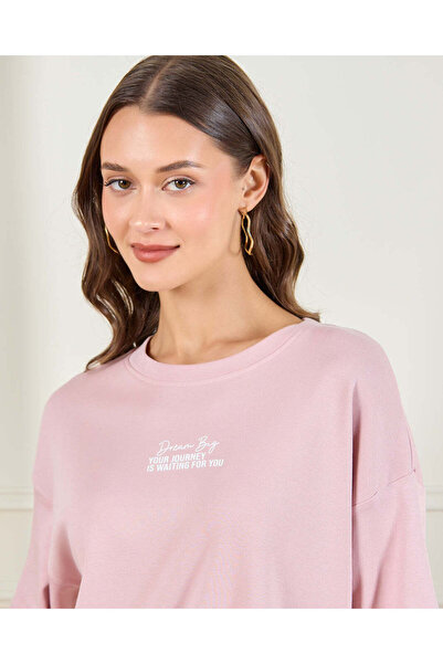 REDTAG Women Pink Printed T-Shirt