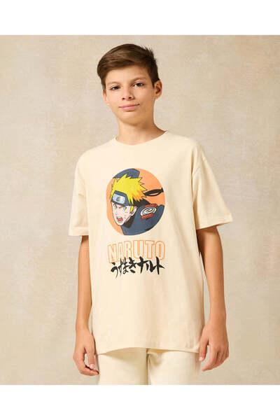 REDTAG تي شيرت ناروتو بيج مطبوع للأولاد الكبار