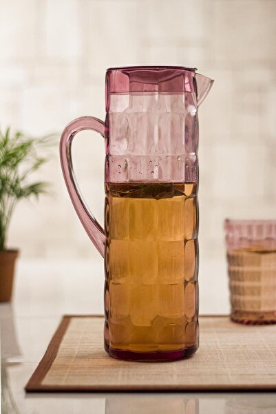 Mustran Arkilik Allegra 1.5 L Plum Pitcher (Fits Refrigerator Door Shelf)