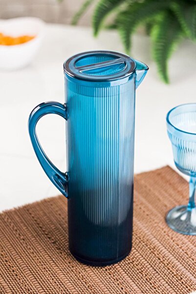 Mustran Arkilik Baroque 1.5 Lt Aquamarine Jug (Fits Refrigerator Door Shelf)