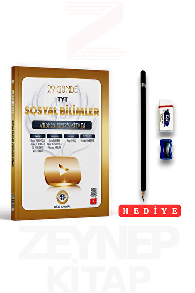 Bilgi Sarmal Yayınları TYT 29 Günde Sosyal Bilimler Video Ders Kitabı (Sınav ...