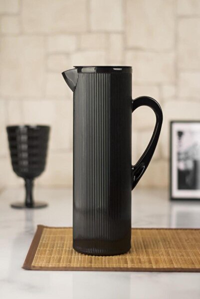 Mustran Acrylic Baroque 1.5 Lt Black Jug (Fits Refrigerator Door Shelf)