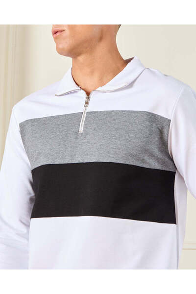 REDTAG Men Assorted Plain Long Sleeves T-Shirt