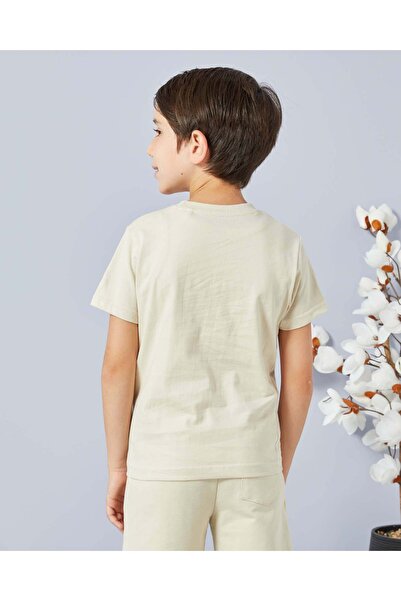 REDTAG Boys Cream And Olive Shirt Set (Pack Of 2)