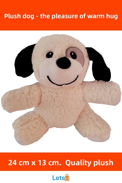 Letsii Cute Plush Dog Soft 24cm Toy for Gift and Collection