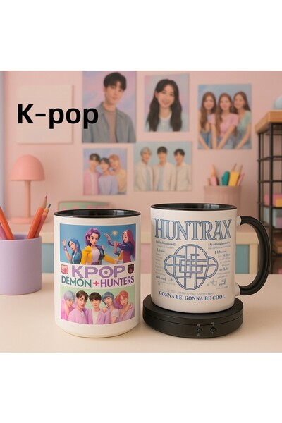 cakaybu K-Pop Demon Hunters & Huntrax Themed Single Mug 300 ml