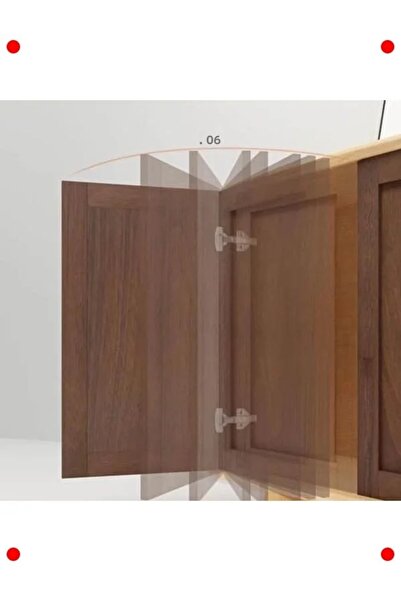 markentegra 2 Pieces Blind Corner Cabinet Hinge - 90 Degree