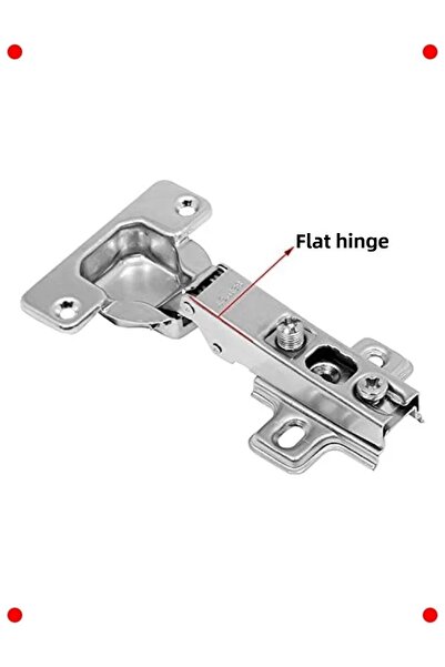 markentegra Flat Type Furniture Cabinet Door Hinge (1 Pair)