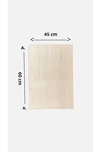 özkan ahşap 45cm X 60cm Filography Board Basswood Counter 10mm