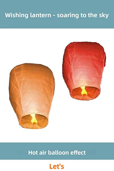 Letsii فانوس طيران عالي 1 قطعة للاحتفالات والحفلات