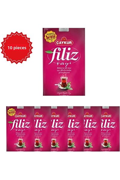 Çaykur Filiz Tea X 10 Pieces - Intensely Aromatic Black Tea from the Fresh Le...