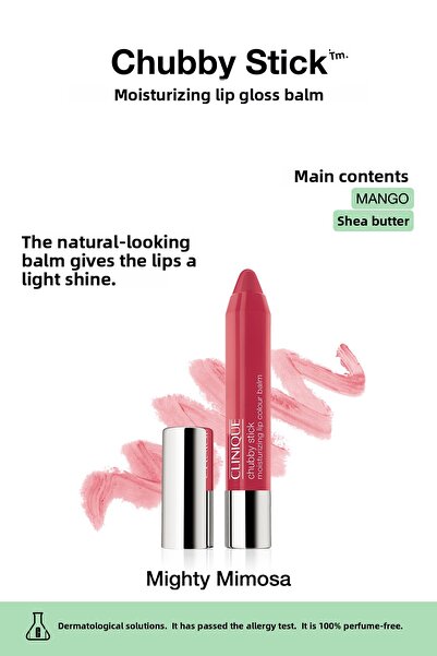 Clinique Chubby Stick 13 Mighty Mimosa مرطب وملمع شفاه - 3 جم