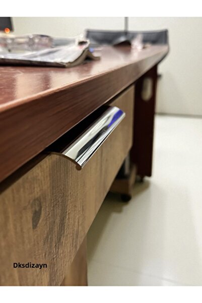 DKSDİZAYN Mâner lateral interior integrat cromat - primul Mâner din aluminiu de calitate - 150 MM - Mâner pentru sertar de mobilier pentru dulap de bucătărie