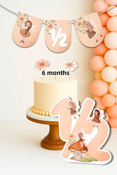 Niksy Design Set de ornamente pentru petrecere tematică Forest Fairies, 6 lun...