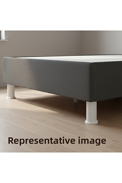 NZB (4 Pieces) Furniture Base Tv Unit Heightening Leg Support Leg 12 cm White Plastic