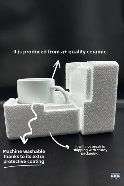 GRN TASARIM Halloween Halloween Special Printed Mug Cup