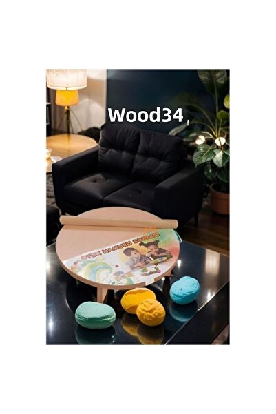 Skygo طاولة لف صلصال اللعب 34 سم