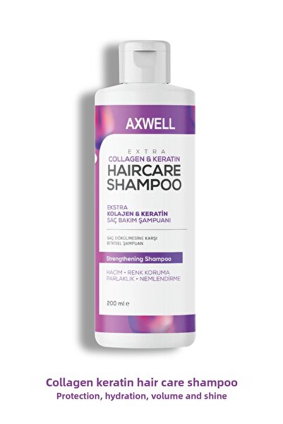 AXWELL Collagen & Keratin and Extra Volume Shine Protection Shampoo