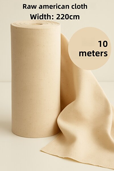 Morlay 10 μέτρα Πλάτος: 220 εκ. Βαμβακερό ακατέργαστο αμερικανικό ύφασμα - Μαξιλάρι - Μαντίλι - Τραπεζομάντιλο - Ταπετσαρία