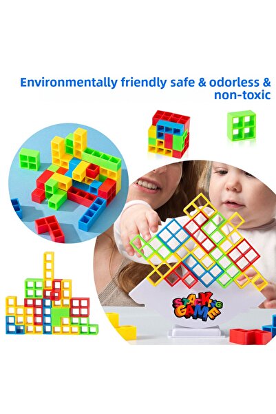 Choice 64pcs Balance Stacking Board Games Buliding Blocks Adults Kids Tower Block Bricks Toys For Boys Girl