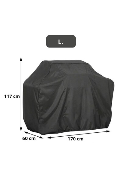 Choice غطاء شواية باربيكيو مقاوم للغبار ومقاوم للماء من ويبر، غطاء شواء تشاربرويل عالي التحمل مقاس L(170X60X117 سم)